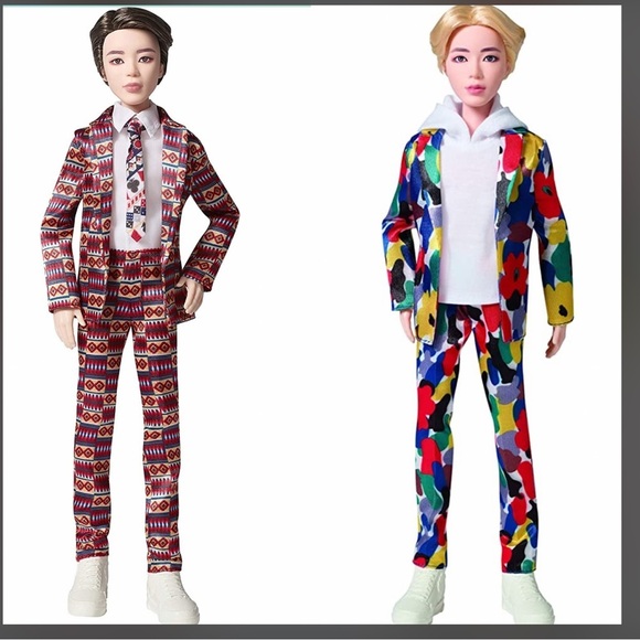 MATTEL  ⭐️ BTS Jimin and Jin Korean Idol Dolls - Picture 1 of 10